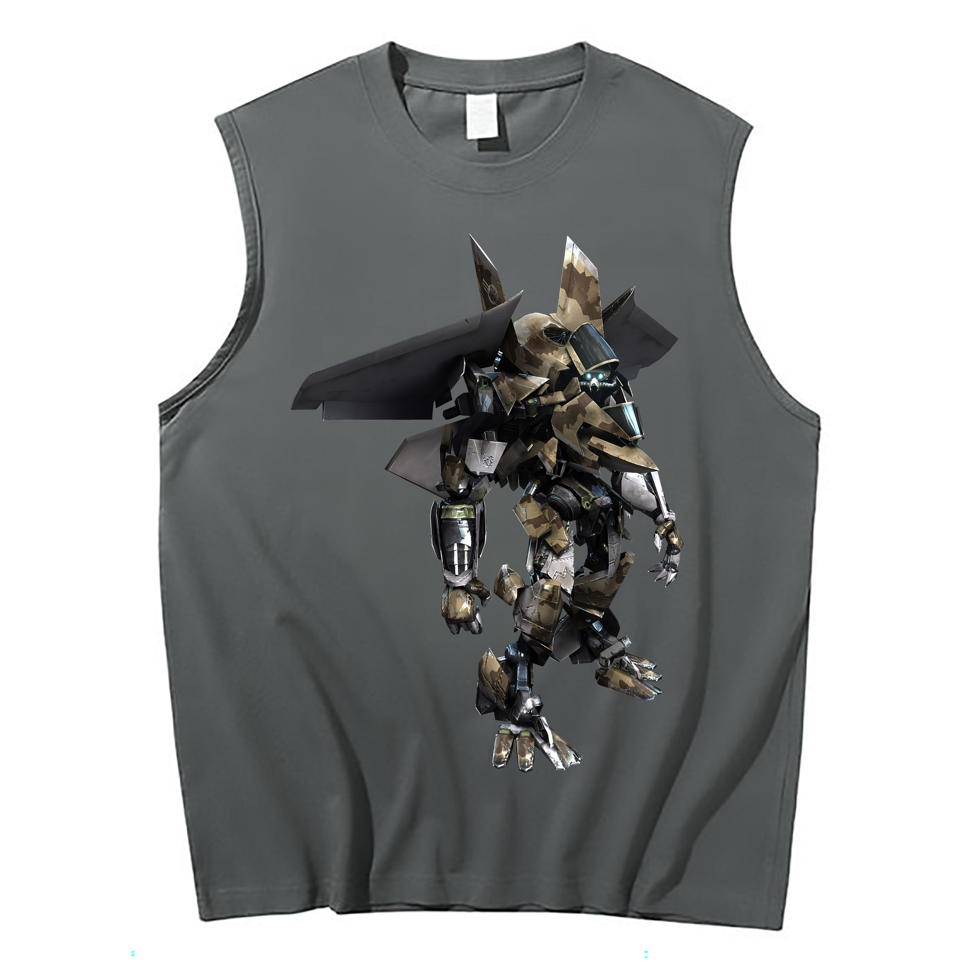 （画像用） Transformers トランスフォーマー コットン100％タンクトップ（フロントプリント）